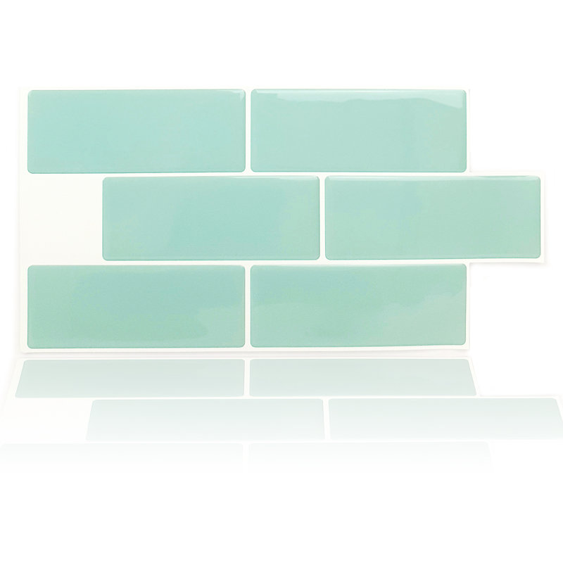 Peel & Stick Subway Tile, White Marble