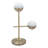 Steel, Glass Buffet Lamp-1189492759