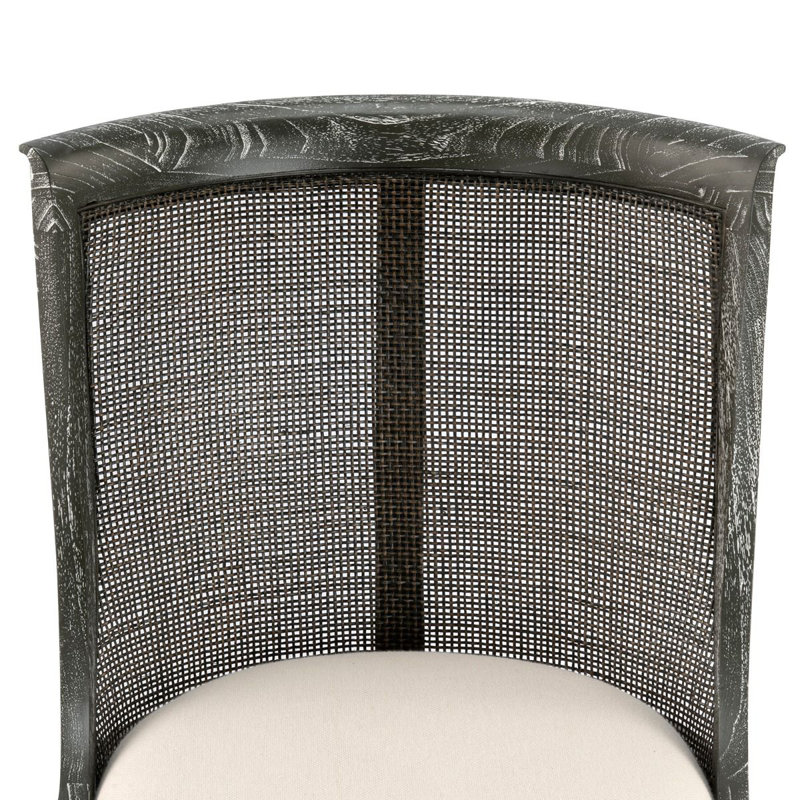 Monaco Upholstered Dining Chair, Gray