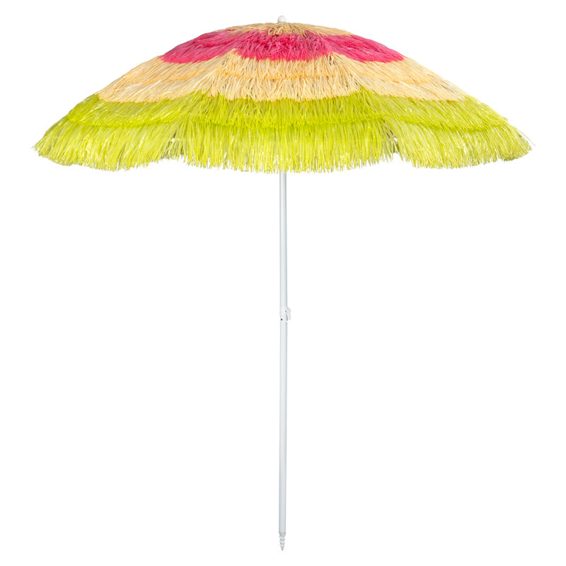 Parasol de plage ajustable Tiki, Couleurs mixtes