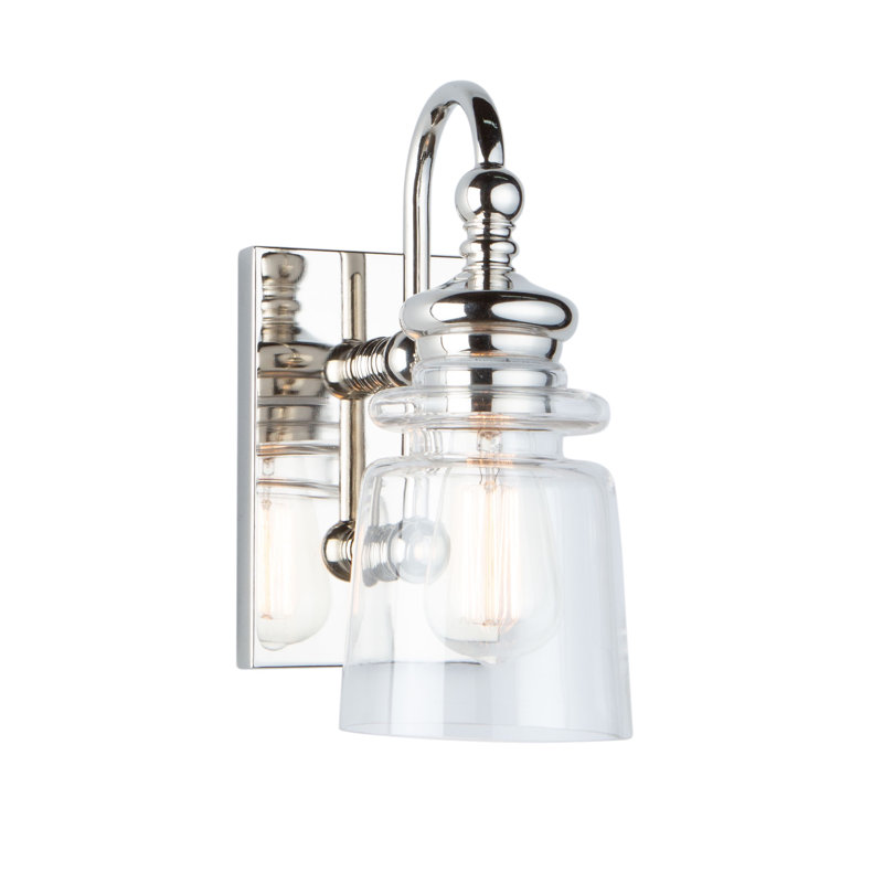 Castara Dimmable Bath Sconce, Black