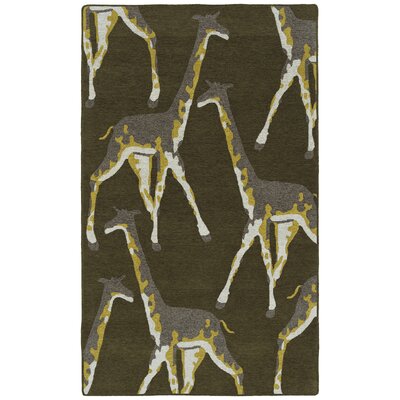 Forever Fauna Handmade Tufted Green Area Rug -  Kaleen, HFA01-50-58