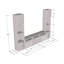 Meuble audio-vidéo flottant blanc Gizeh-1718507885