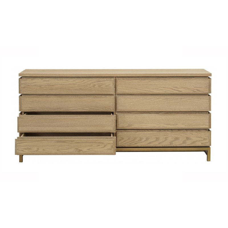 Buffet en bois massif avec meuble télé en bois de pin naturel