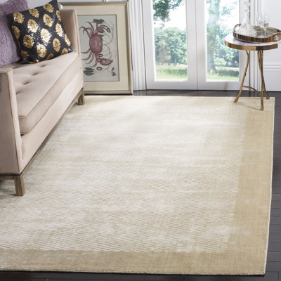 Endora Hand Loomed Viscose Solid Color Rug