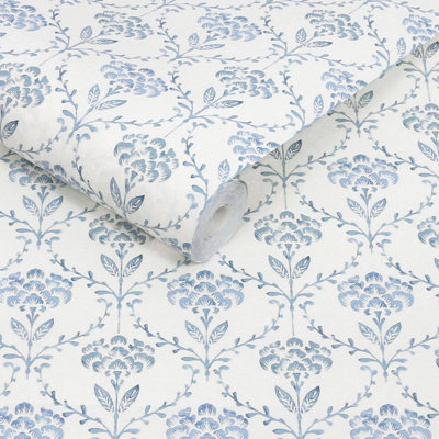  Chateau Fleur Ochre Wallpaper