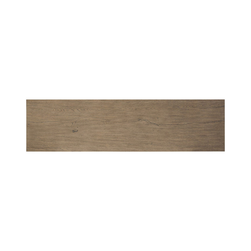 Leo Media Console-Smoked Black, Rustic Gray