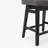 24" Kitchen Island Wooden Saddle Counter Height Short Bar Stool-613172646