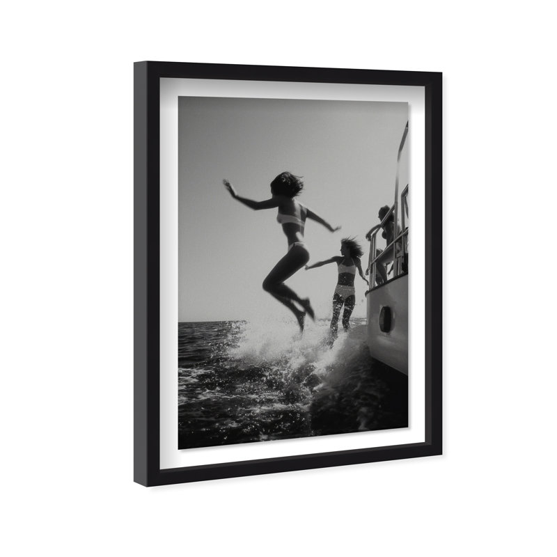 Liquid Gravity Print by Oliver Gal, 31.5"H x 21.5"W, Black Shadowbox