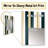 Zahrea Classic Beige And Green Elegance Striped Pattern - striped  Decorative Mirror, Striped, Abstract Wall Mirror, Printed Metal Art-760920420