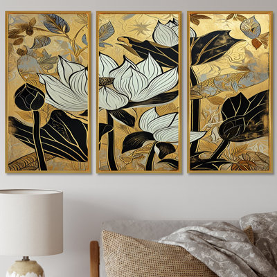 Anthony - ensemble d'art mural Lotus