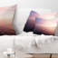 Coussin lombaire "beach cloudy seascape view"