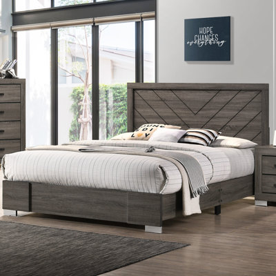 Fuce Solid Wood Standard Bed