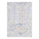 Hatmane One-of-a-Kind 5'9'' X 3'11'' Area Rug in Light Blue
