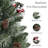 White 3' Pre-Lit Pine Tree