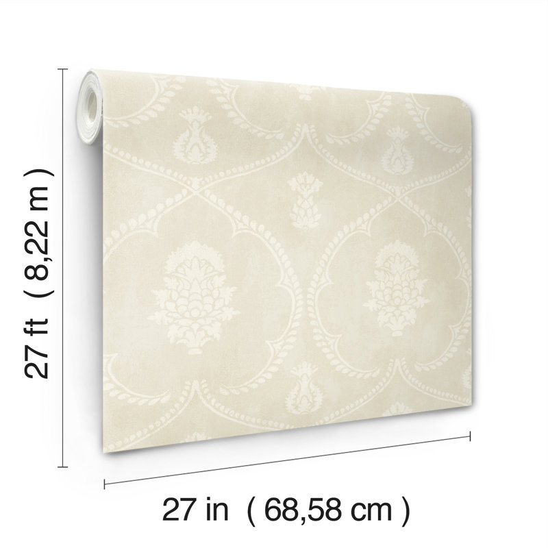 Ernaldus Wallpaper, Beige