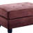 Chic Chocolate Lounge Ottoman
