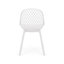 Mobilier d'extérieur blanc en polypropylène - Stable``