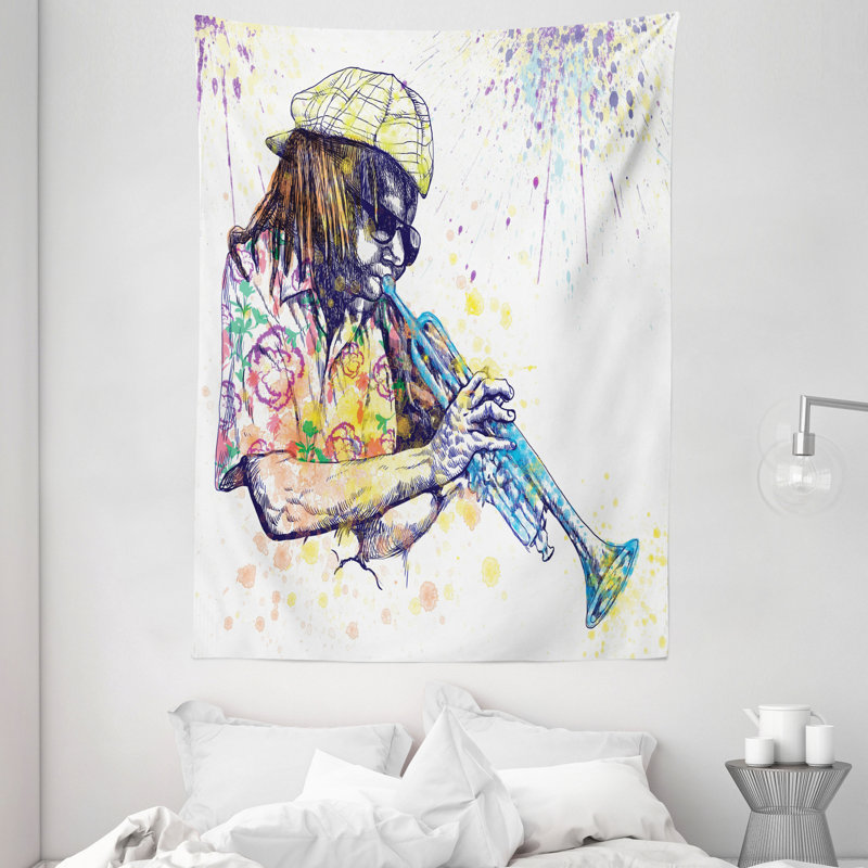 Tapisserie européenne en polyester, H 80 po x l 60 po