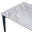 Glossy Sintered Stone Paper Craft Table With Black Legs, Seats 6-8 Jumbo Accommodates