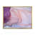 Toile avec cadre flottant or