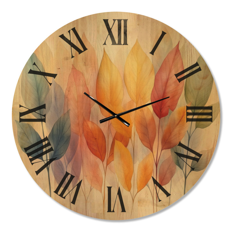 Solid Wood Wall Clock, Oversized
