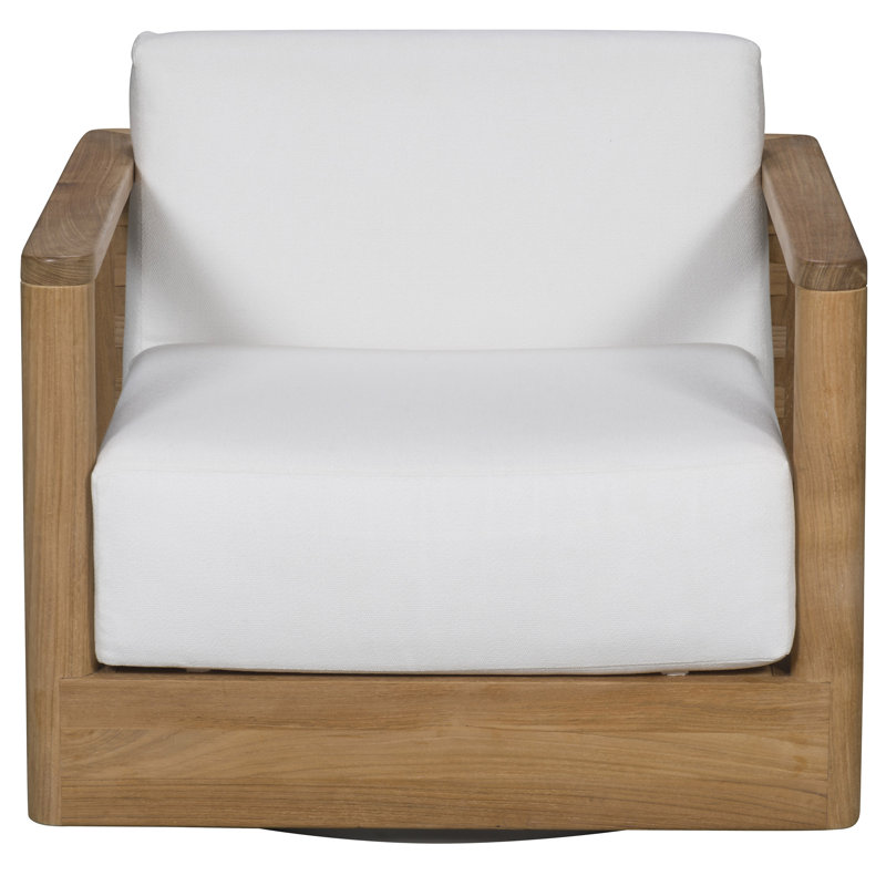 Horizon Outdoor Swivel Chair, Toodaloo Natural