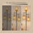 Bohemian Tree Floor Lamp with 3 Rattan Shades, RGB Dimmable Bulb & Foot Switch