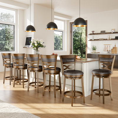 Tabouret de comptoir pivotant 26 po Danazia
