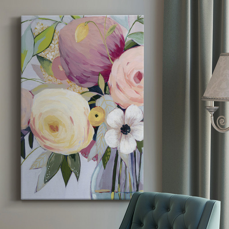 «Georgia Bouquet I», impression sur toile tendue, L 12 po x H 18 po