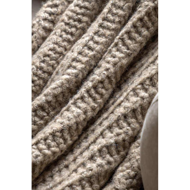 Melisande Throw Blanket, Oatmeal