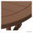 Nautical Round Outdoor Dining Table Yes , 48 " W 48 " D-50289663