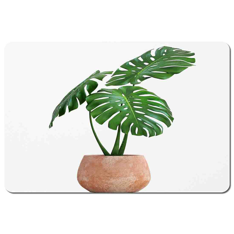 Mueed Polyester Coated Hardwood Rectangle Placemat