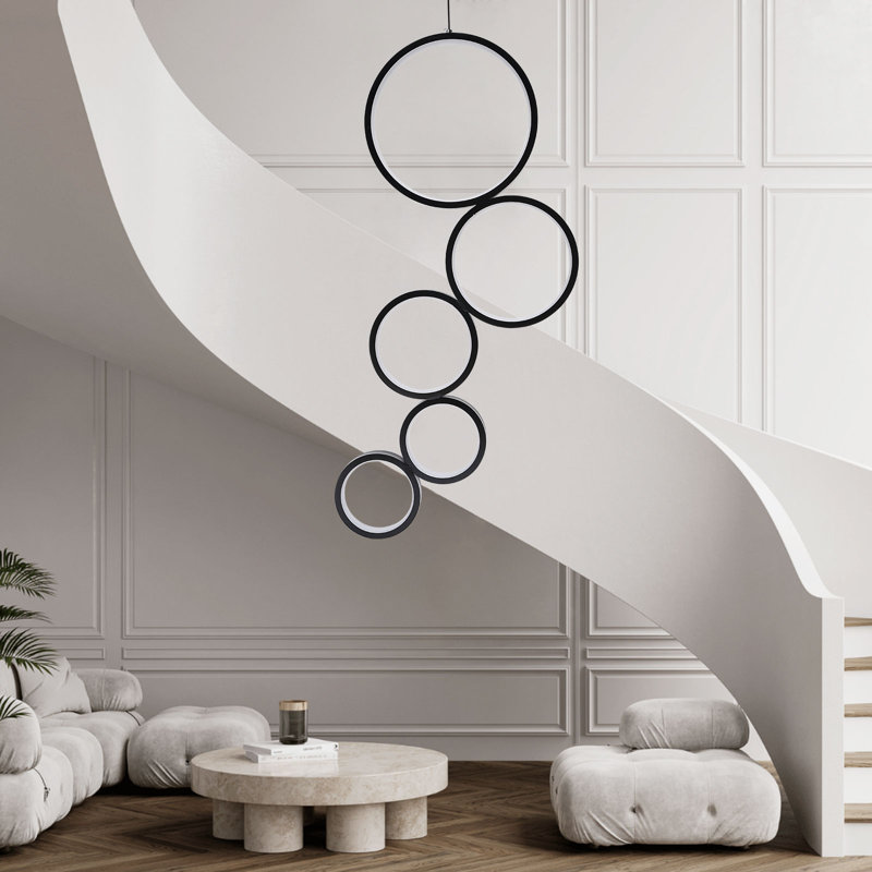 Corla 5 - Light Matte Black LED Pendant