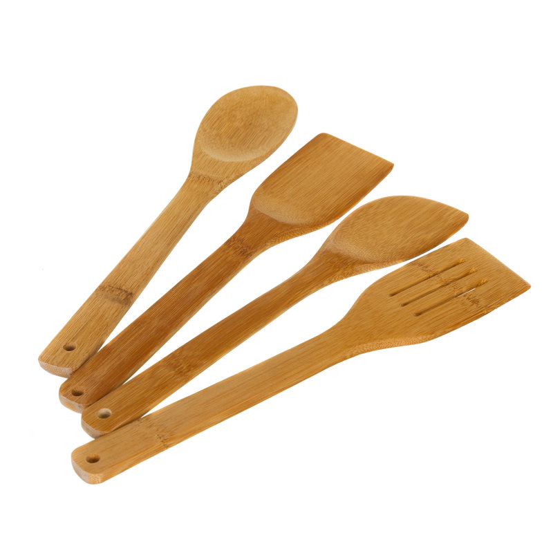Marilee Bamboo Square Utensil Storage Set