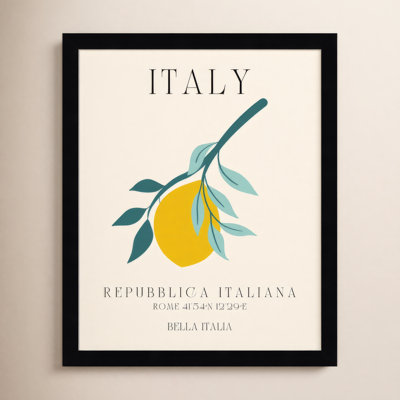 Mirando "Italy Travel Poster" Print