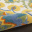 Tapis intérieur / extérieur à motif floral vert / jaune / bleu Adalia-1676703681