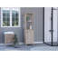 Armoire moderne avec deux tablettes ouvertes-94239597