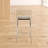 Cyrus Counter Stool with Metal Frame-444629988-444629986