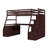 Twin-Sized High-Rise Bed With 7 Drawers, 2 Display Shelves, And A Study Desk-123407122-123407119