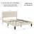 Shasta Double Size Upholstered Beds, Modern Platform Bed Frame with Adjustable Headboard, Wooden Slats Support, No Box Spring Needed-102529392