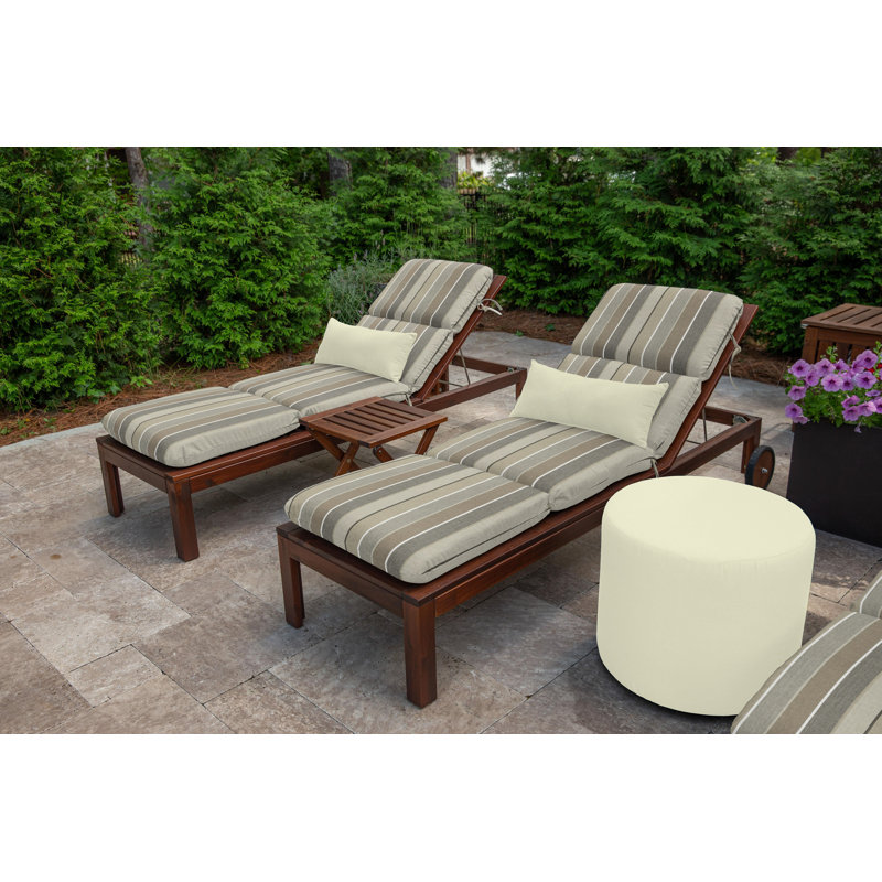 Sunbrella® Outdoor Reversible Throw Pillow, Canvas Natural Sunbrella®