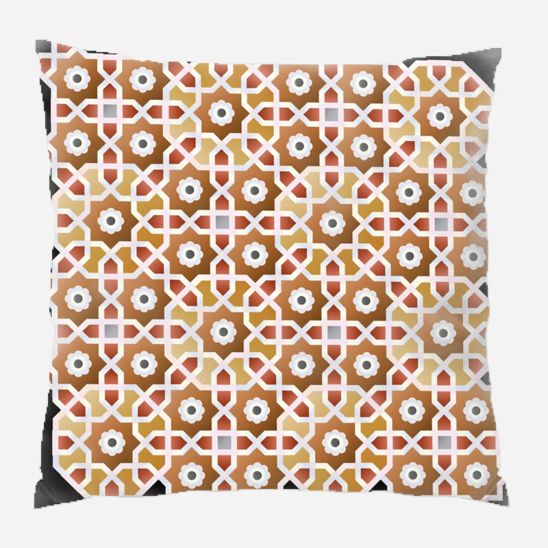 Coussin décoratif daulah itmad ud, Intérieur
