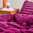 Roll Cakes Chunky Bunny - Coma Inducer Oversized Comforter Set - Raspberry Jam-107156581