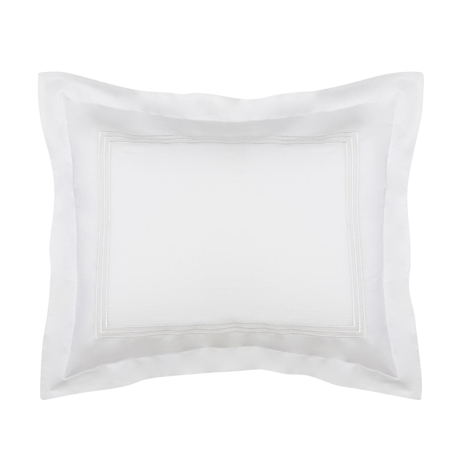 Norma Pillow Sham, White, King