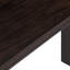 Console ovale en bois brun Tuxe-249357039
