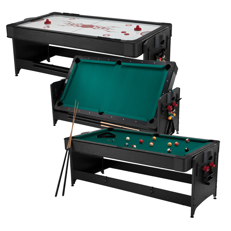 2 Games Included 87" Multi Game Table