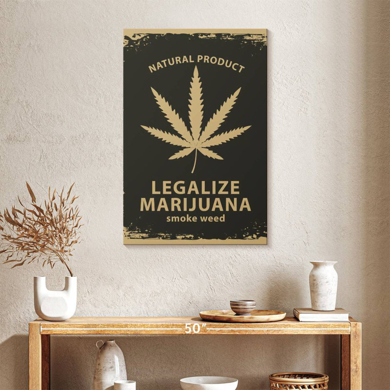 Senne Marijuana Campaign, 36" H x 24" W