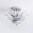 Grinstead 4 - Light 16.1'' Chandelier Style Tiered Semi Flush Mount with Crystal Accents-468894784