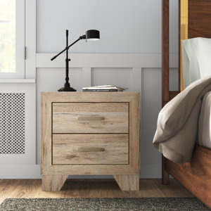 Ilmie 2 Drawer Nightstand